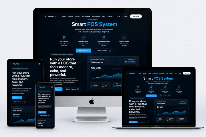 Smart POS System (Intelligent Point-of-Sale Platform for Branch & Sales Management)