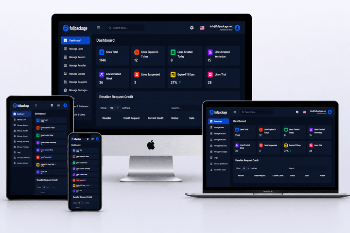 Fullpackage Manager (Server & User Management Platform)